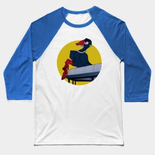 Lady Pukeko Baseball T-Shirt